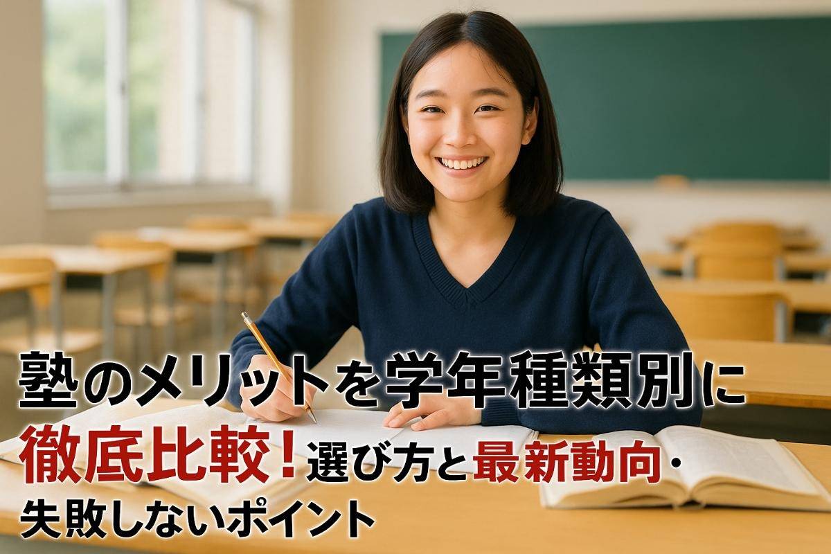 塾のメリットを学年別や種類別に徹底比較！選び方と最新動向・失敗しないポイント解説