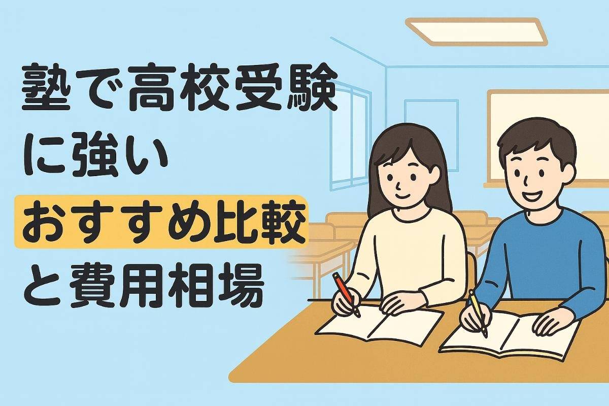 塾で高校受験に強いおすすめ比較と費用相場！合格率や口コミも解説