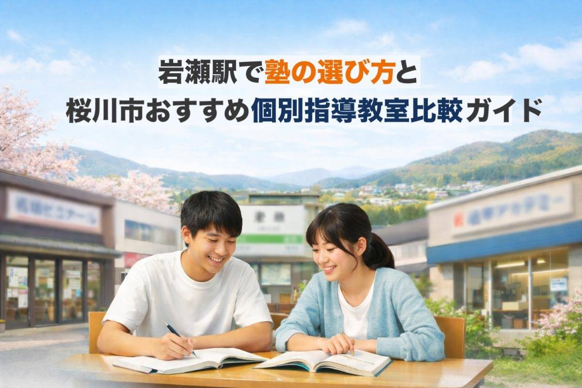 岩瀬駅で塾の選び方とおすすめ個別指導教室比較ガイド